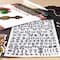 12 Pack: Glitter Script Alphabet Stickers by Recollections™